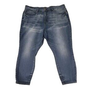 Judy Blue Jeans Womens 24W Blue Skinny Stretch Denim MedWash Tummy Control